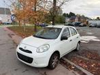 Nissan Micra 1.2iBenzine/2013/Euro5/Airco/Facelift/*2.500€, Euro 5, Stof, Wit, Handgeschakeld