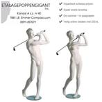 Etalagepoppen / Mannequins Nieuw in Golf Houding EPG, Sports & Fitness, Golf, Autres marques, Autres types, Enlèvement ou Envoi