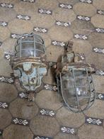 zware industriële lampen 2 stuks, Huis en Inrichting, Lampen | Wandlampen, Ophalen, Gebruikt, Metaal, Industriële