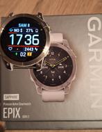 Garmin epix gen 2 saphire titanium 47 cm janvier 2025, Ophalen of Verzenden, Conditie, Zo goed als nieuw, Grijs