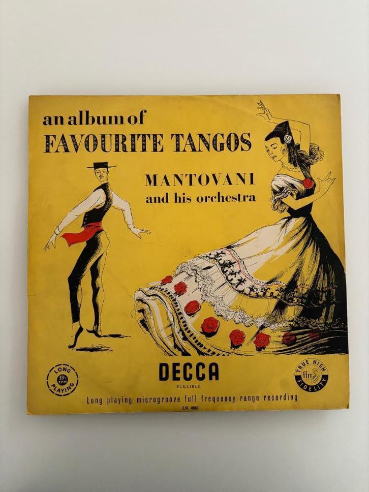 Mantovani And His Orchestra – An Album Of Favourite Tangos, Cd's en Dvd's, Vinyl | Klassiek, Zo goed als nieuw, Modernisme tot heden