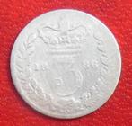 1886 3 Pence Victoria GB argent, port 1,50 euro par courrier, Verzenden, Overige landen, Losse munt, Zilver