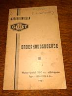 Onderhoudsboekje Gillet 500cc 1951, Motoren, Ophalen