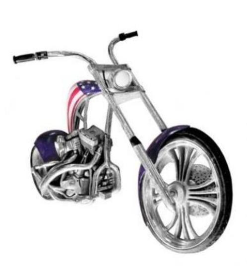 Chopper Walldecor 180 cm - motor chopper, Huis en Inrichting, Woonaccessoires | Wanddecoraties, Nieuw, Ophalen