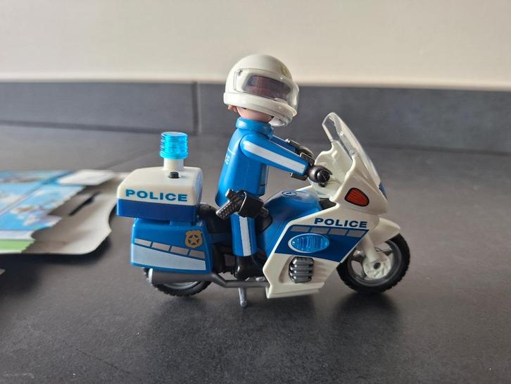 Playmobil 6923 politiebrommer, Kinderen en Baby's, Speelgoed | Playmobil, Zo goed als nieuw, Complete set, Ophalen of Verzenden