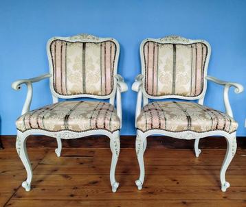 Paire die Fauteuils, Style die Baroque  beschikbaar voor biedingen