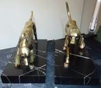 Bronzen standbeeld van een hondensculptuur, Antiek en Kunst, Ophalen, Brons