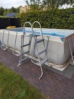 Zandfilter en verwarming + zwembad, Ophalen, Gebruikt