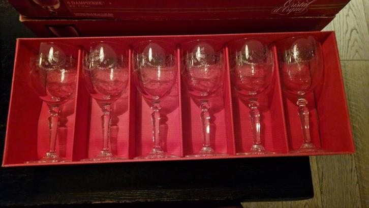 Wijnglazen Cristal d'Arques, Verzamelen, Glas en Drinkglazen, Nieuw, Ophalen