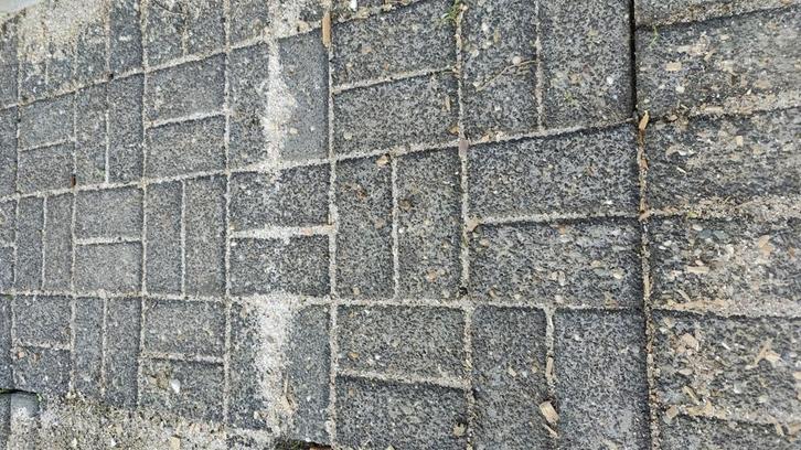 Klinkers blauw/grijs, 10 m2, Tuin en Terras, Tegels en Klinkers, Zo goed als nieuw, Klinkers, Ophalen