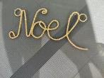 pendentif en or "NOEL" - 11 x 4 cm, Divers, Noël, Comme neuf, Enlèvement ou Envoi