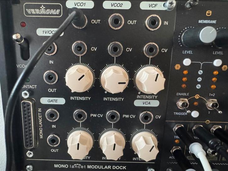 Vermona Modular Dock – Eurorack uitbreiding voor Mono Lancet, Muziek en Instrumenten, Synthesizers, Zo goed als nieuw, Overige merken