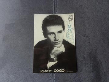Ancienne photo du chanteur Robert Cogoi + dédicace, Enlèvement