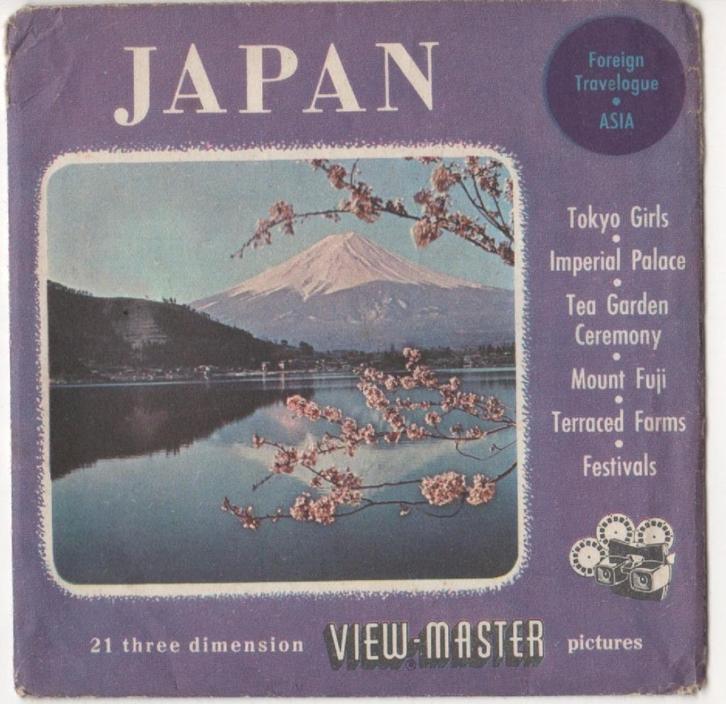 View-master Japan 4900 A B C Boekje in het Frans, Antiek en Kunst, Antiek | Speelgoed, Ophalen of Verzenden