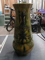 Vlaams aardewerk vaas groen bloemen, Enlèvement