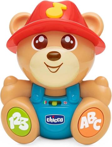Chicco- Bear Teddy poupée interactive anglais/italien à -50%, Enlèvement ou Envoi, Comme neuf, X, X