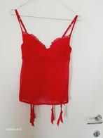 Schattige bustier met jarretelbandjes, Kleding | Dames, Ondergoed en Lingerie, Ophalen of Verzenden, Rood
