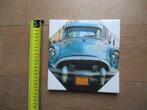 ingelijste oldtimer kunstdruk op canvas van american auto, Enlèvement ou Envoi, Neuf, Panneau publicitaire