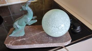 Art deco Frans lampje. nieuwe bedrading, Enlèvement