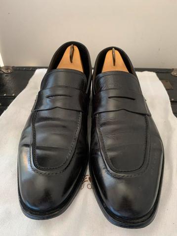 Paire de mocassins CUOIO en cuir noir 42,5 beschikbaar voor biedingen