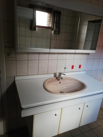 badkamermeubel en spiegelkast beschikbaar voor biedingen