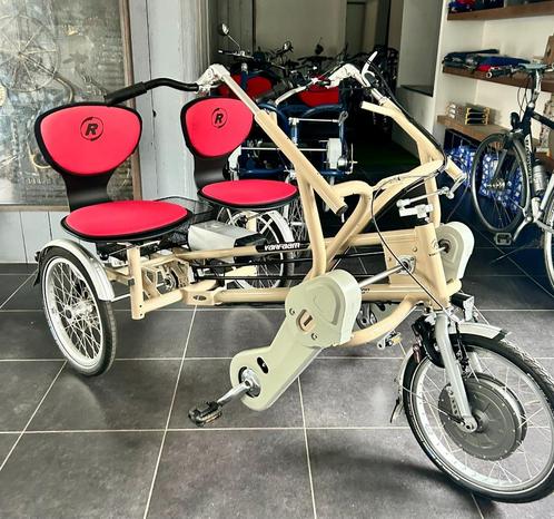 Fun2Go duofiets Van Raam met sterke motor en garantie, Fietsen en Brommers, Fietsen | Driewielfietsen, Zo goed als nieuw, Ophalen