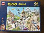 Puzzel Jumbo 1500 stukjes Jan Van Haasteren Tour de France, Ophalen of Verzenden, 500 t/m 1500 stukjes, Gebruikt, Legpuzzel