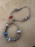 2 armbanden van Pandora, Handtassen en Accessoires, Ophalen of Verzenden, Zo goed als nieuw, Overige kleuren, Staal