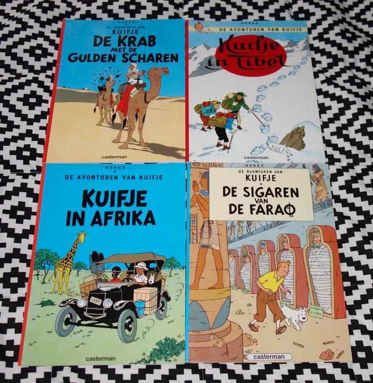 Verzameling strips Kuifje., Boeken, Stripverhalen, Gelezen, Meerdere stripboeken, Ophalen of Verzenden