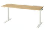Zit/sta bureau elektrisch MITTZON 140x60 eikenfineer, Huis en Inrichting, Bureaus, Ophalen, Elektrisch, Zo goed als nieuw, Bureau