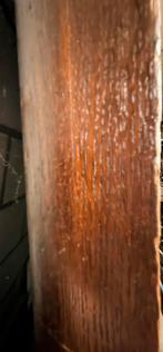 Massief eiken eetkamer tafel (rechthoek), Huis en Inrichting, Tafels | Eettafels, Ophalen, Vijf personen of meer