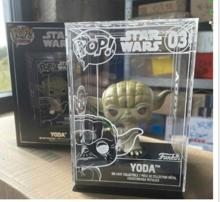 Funko Pop Die-cast 03 Yoda Star Wars verzamelfiguur, Verzamelen, Star Wars, Actiefiguurtje, Ophalen