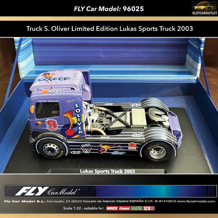 96025 Fly - Truck S. Oliver Limited Edition Lukas Sports‼️, Kinderen en Baby's, Speelgoed | Racebanen, Nieuw, Elektrisch, Verzenden