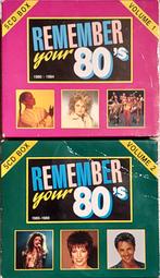2 x 5 cd's Remember your 80's, Enlèvement ou Envoi, Utilisé, Pop, Coffret