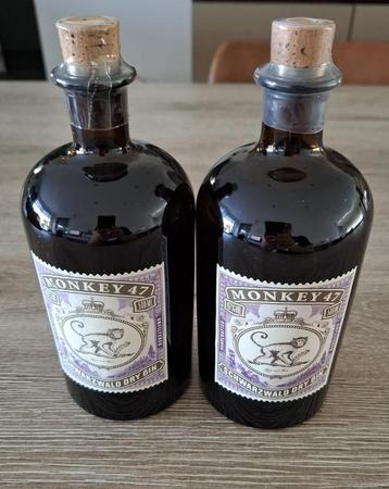 2 flessen Monkey 47 gin ( Nieuw & sealed ) beschikbaar voor biedingen