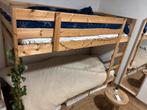Ikea stapelbed 90x200 houtkleur, Enlèvement, Utilisé, Lits superposés