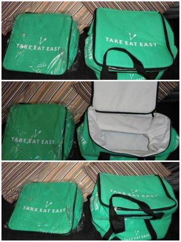✓ NIEUWE 2 TAKE EAT EASY OPVOUWBARE ISOTHERMISCHE TASSEN New beschikbaar voor biedingen