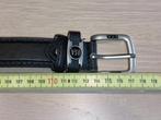 Nieuwe zwarte lederen riem, Nieuw, Ophalen of Verzenden, 115 cm of meer, Riem of Ceintuur
