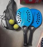 Paddle de plage avec balles de tennis, Sports & Fitness, Padel, Enlèvement ou Envoi, Comme neuf, Raquette de padel