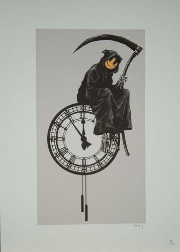 Banksy - Grim Reaper Clock beschikbaar voor biedingen