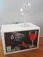 Verre 14 cl Bouquet Port Sherry - 6 pièces neuves en boite, Maison & Meubles, Enlèvement ou Envoi, Neuf, Verre, Verre ou Verres