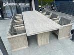 Steigerhout Tuinset Tuintafel Loungebank Lounge Stoelen Bank, Nieuw, Tuinset, Bank, Verzenden