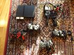 PS2 slim + 26 games, Ophalen, Gebruikt, Zwart, Met games