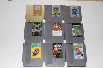 Nintendo nes Retro Gaming Lot de 9 jeux