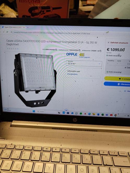 Professionele Led spot schijnwerper, Doe-het-zelf en Bouw, Bouwverlichting, Nieuw, Lamp met armatuur, 200 tot 500 watt, Ophalen of Verzenden