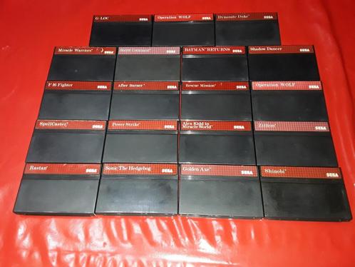 Sega master system alex kidd , shinobi , golden axe , sonic, Games en Spelcomputers, Games | Sega, Master System, Ophalen of Verzenden