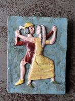 Beeld van Tijl Uilenspiegel en Nele in keramiek, Antiek en Kunst, Ophalen of Verzenden