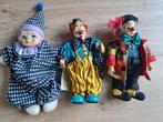 Porseleinen clown / Harlekijn  6 stuks, Verzamelen, Poppen, Ophalen of Verzenden, Zo goed als nieuw