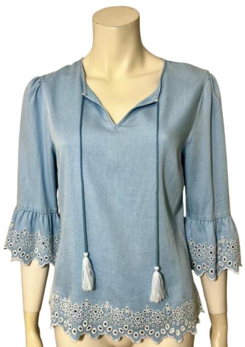 K DESIGN blouse - XS - Nieuw / outlet, Kleding | Dames, Blouses en Tunieken, Nieuw, Maat 34 (XS) of kleiner, Blauw, Verzenden