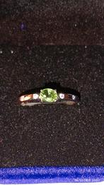 Sterling zilveren ring met chromen toermalijn uit Tanzania, Nieuw, Ophalen of Verzenden, Met edelsteen, Dame